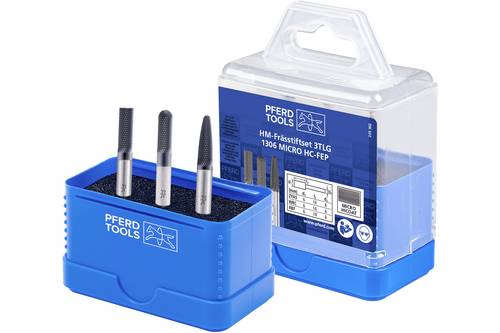 PFERD TOOLS 21901307 Frässtift-Set Produktabmessung, Ø 6mm Schaftdurchmesser 6mm