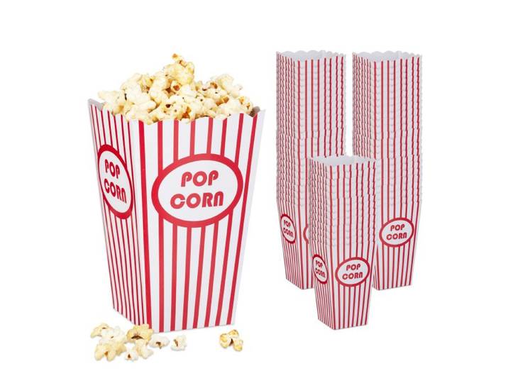 Relaxdays Popcorntüten 60er Set