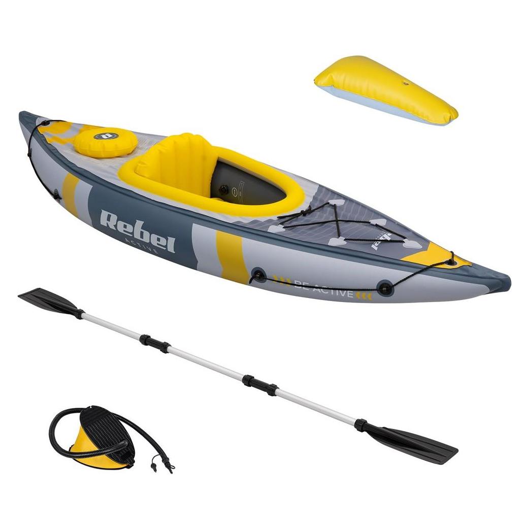 Rebel Kajak ACTIVE pompowany 282x90x43, zestaw (RBA-4515)