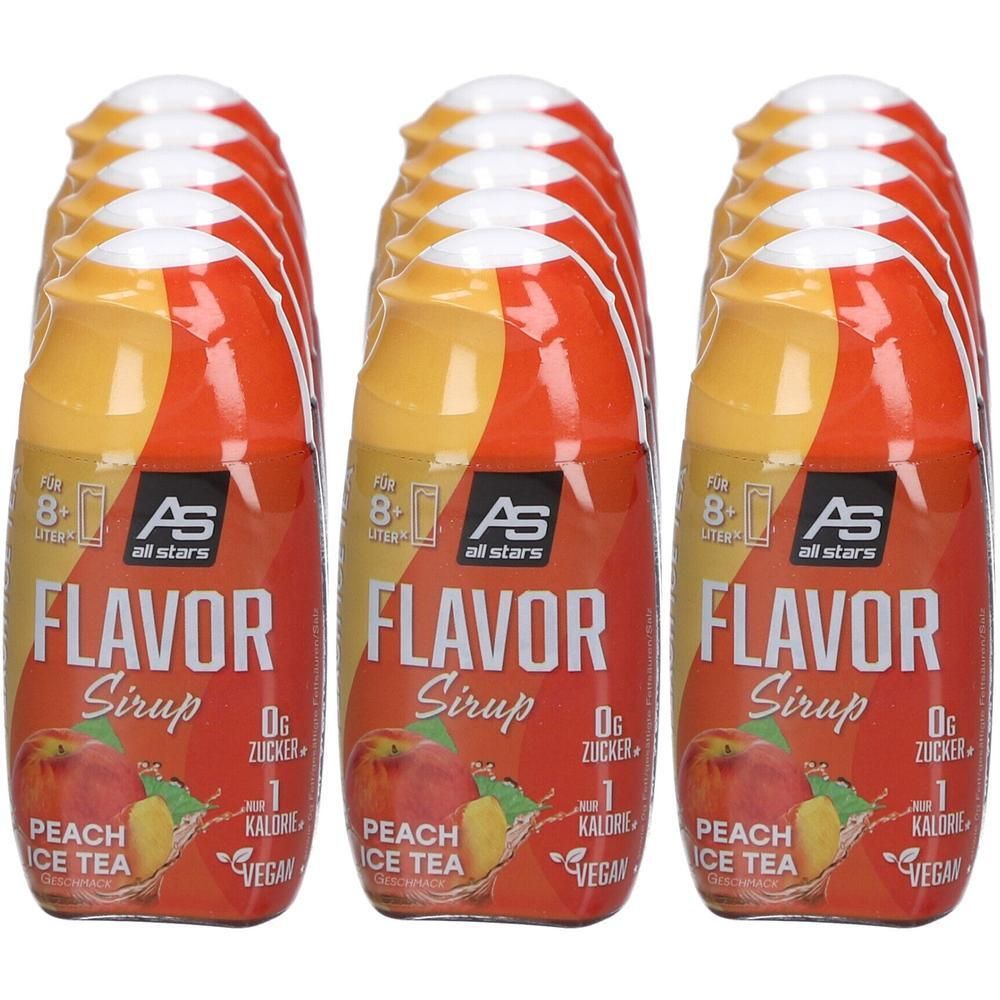 Flavor Sirup Peach Ice Tea 5x65ml Fläschchen x3 3x5x65 ml