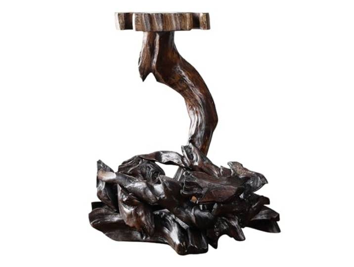 SAGELSHN Deco Weinregal Holz Wein Rack Handgemachte Unregelmäßigen Flasche Halter Retro Dekor for Home für Restaurant, Bar