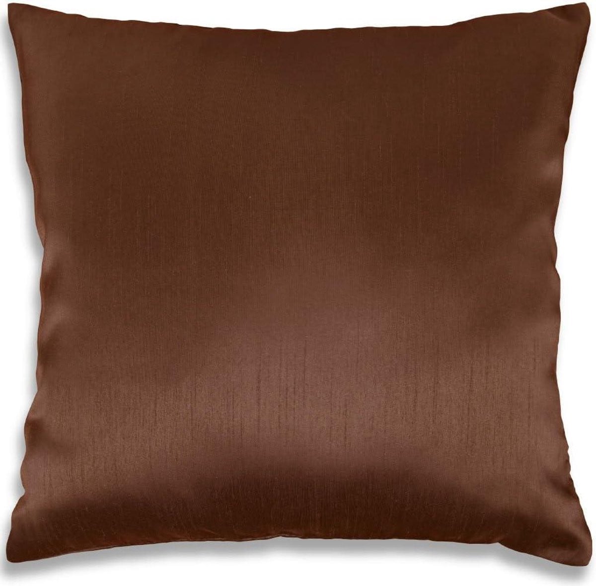 Bruine decoratieve kussenhoes met ritssluiting, 60 x 60 cm