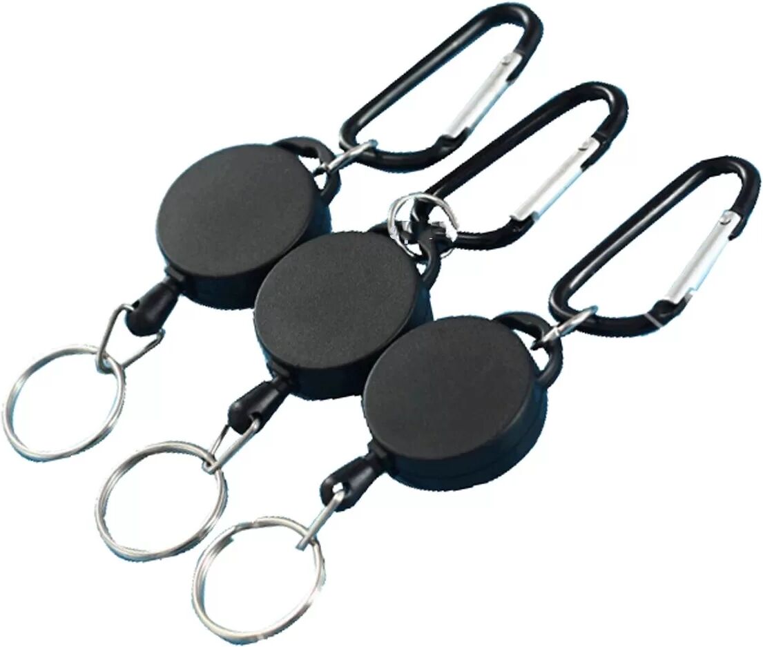 INF Einziehbare Schlüsselanhänger – 3er-Pack