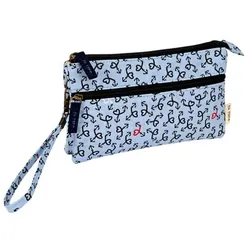 Patchwork Täschchen Anchor Love hellblau 213