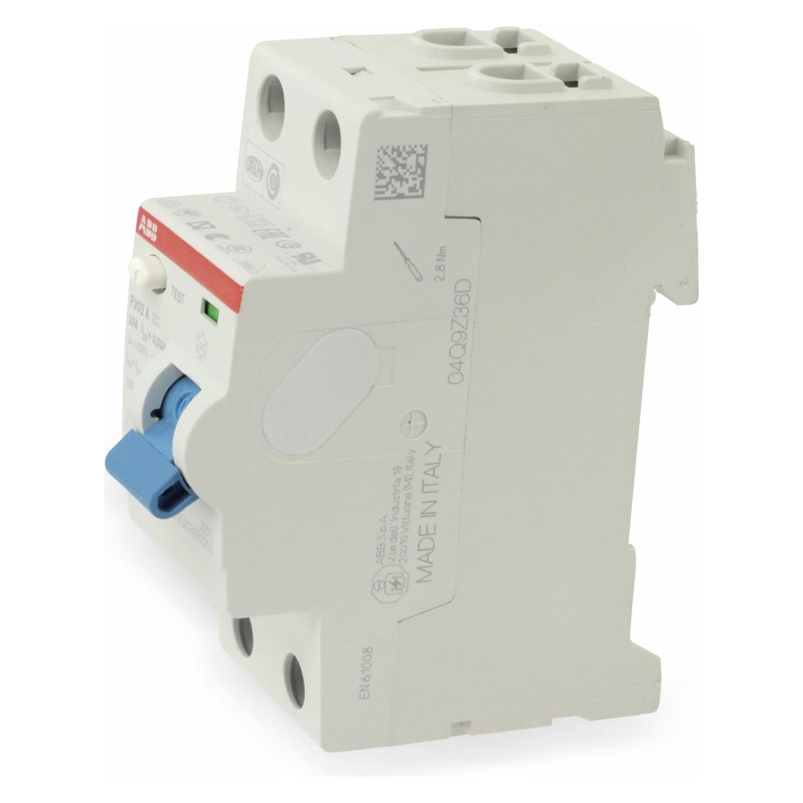 ABB FI-Schutzschalter (2CSF202101R1250 - F202A-25/0.03)