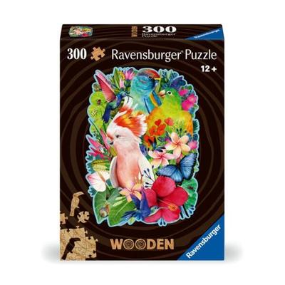 Wooden Puzzle 300 Teile - Exotische Vögel