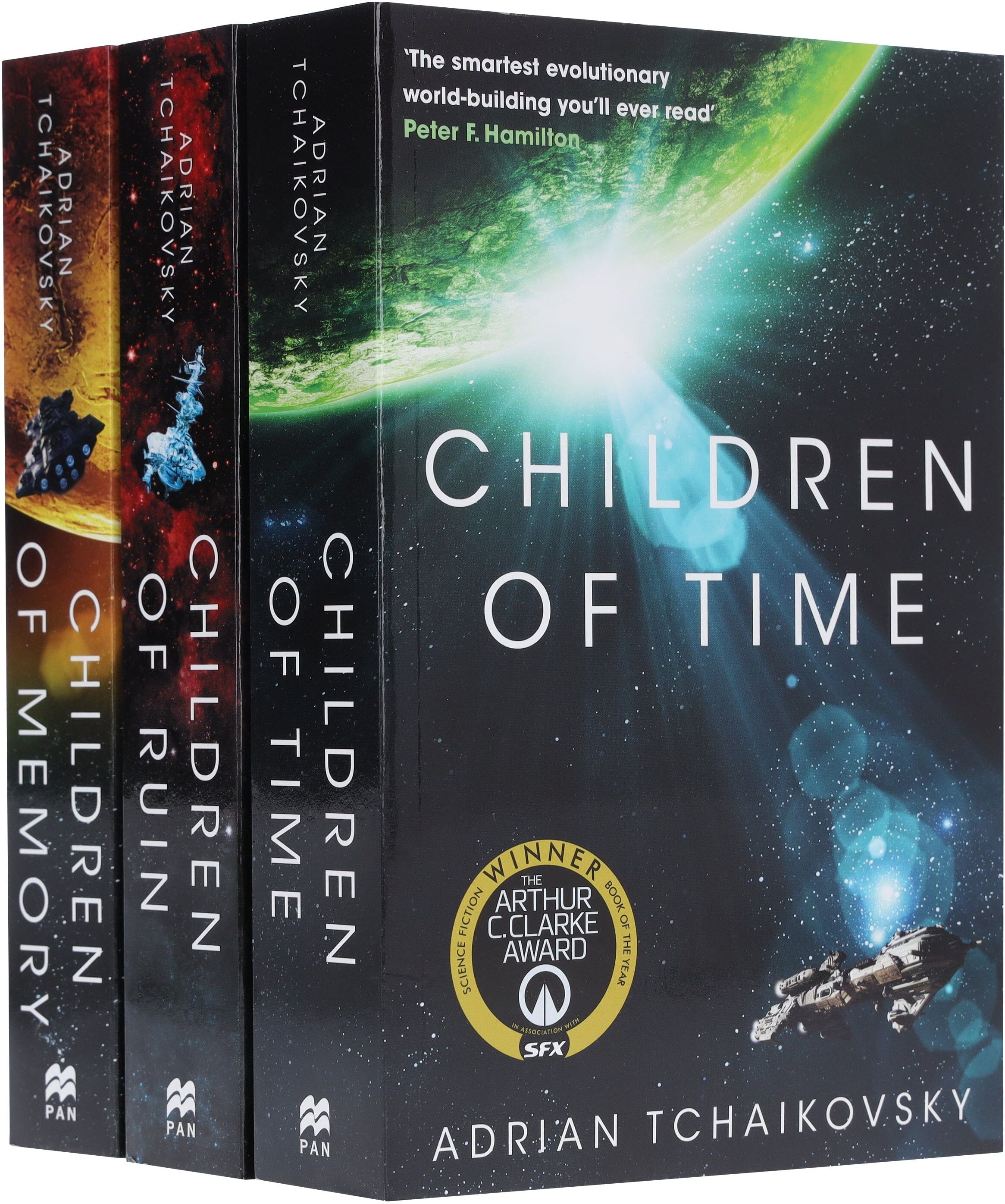 Children of Time Series By Adrian Tchaikovsky 3 Books Collection Set - Fiction - Paperback Pan Macmillan
