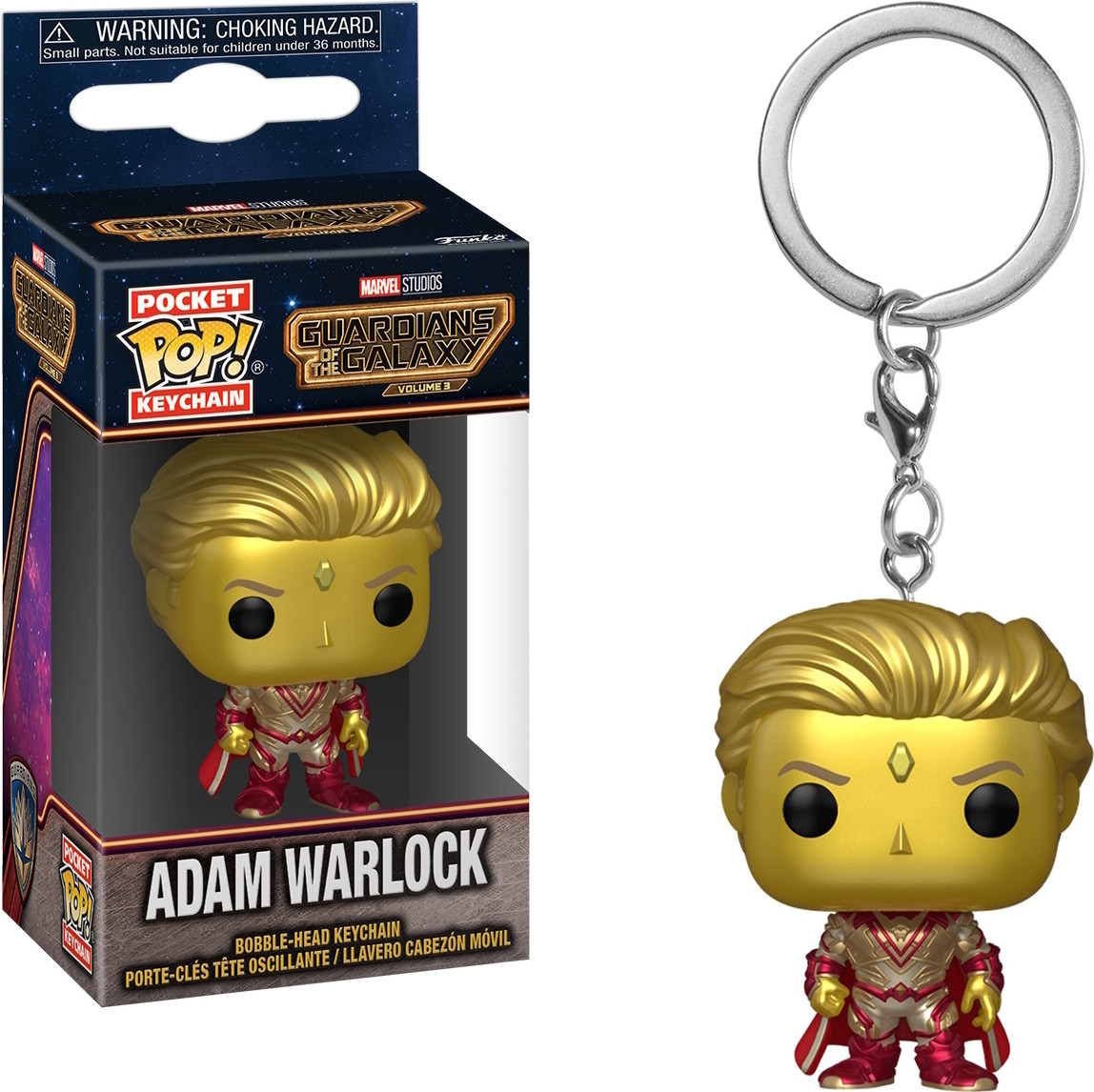 Funko Pocket POP! Guardians of the Galaxy Adam Warlock sleutelhanger