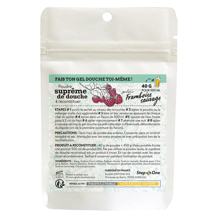 Step One 2in1 Shampoo & Duschgel in Pulverform Wilde Heidelbeere (Badepralinen, 40 g) (53487749)