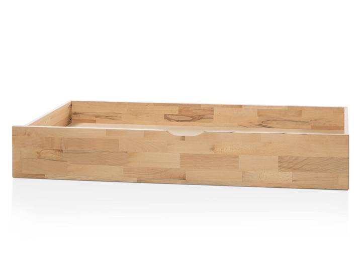 LÖWEN Bettschublade auf Rollen, Material Massivholz, Wildeiche