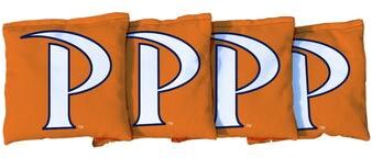 Skip's Garage Pepperdine Waves Orange Cornhole Bags