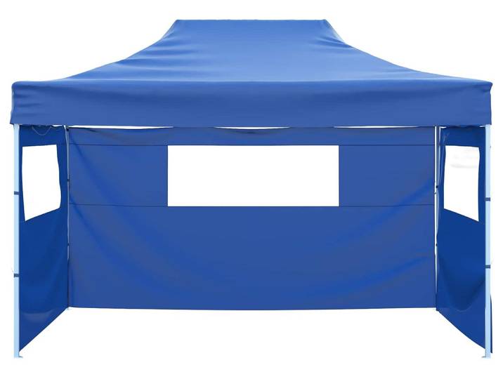 vidaXL Tente de fête\, 291 x 431 x 315 cm\, bleu\, tissu Oxford