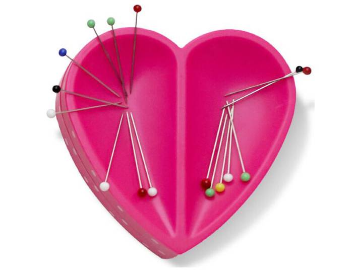 Prym Love Magnet-Nadelkissen Herz pink 1 Stk.