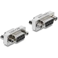 DELOCK Adapter D-Sub 9 Pin Bu > Bu 120 Ohm Abschlusswiderst.