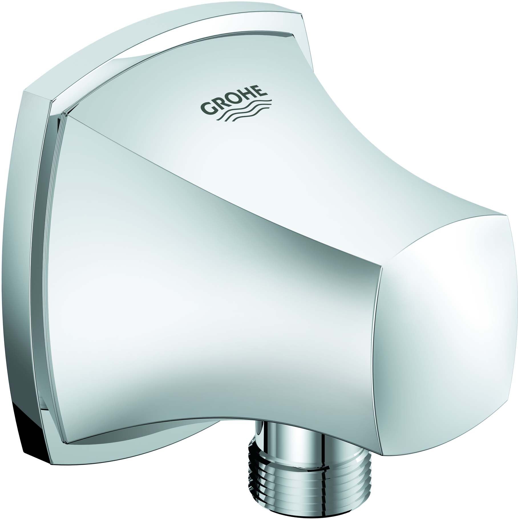 Grohe Grandera raccord mural coude 27970000 chromé, filetage extérieur