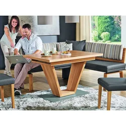 Esstisch Variano MATCH (LBH 120x80x75 cm) - beige - LBH 120x80x75 cm