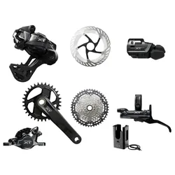 SHIMANO Deore XT Di2 Race Komplettgruppe M8200 | 9 - 45 Zähne | 180 /