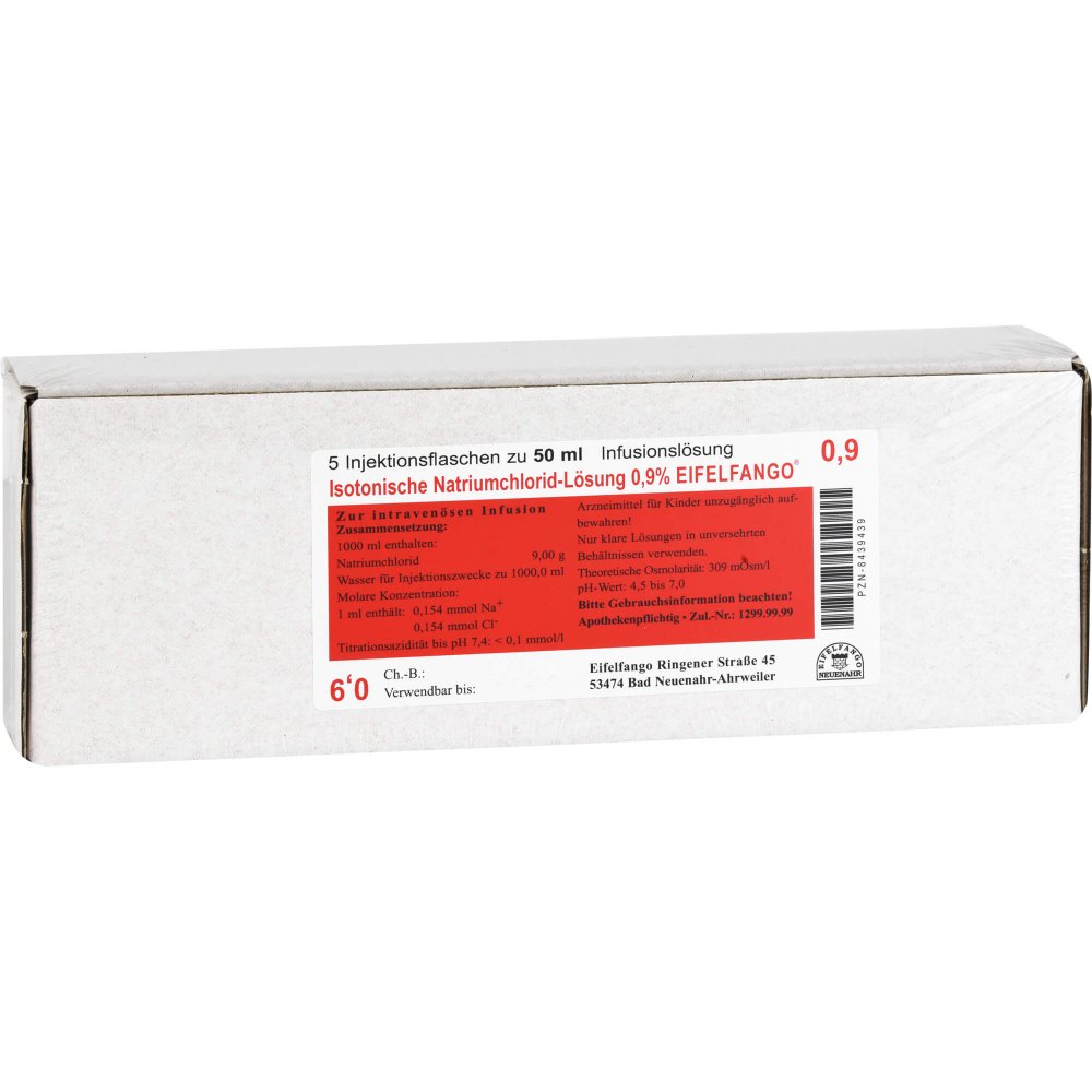 EIFELFANGO GmbH & Co. KG Isotonische Nacl Lösung 0,9% Eifelfango 08439439