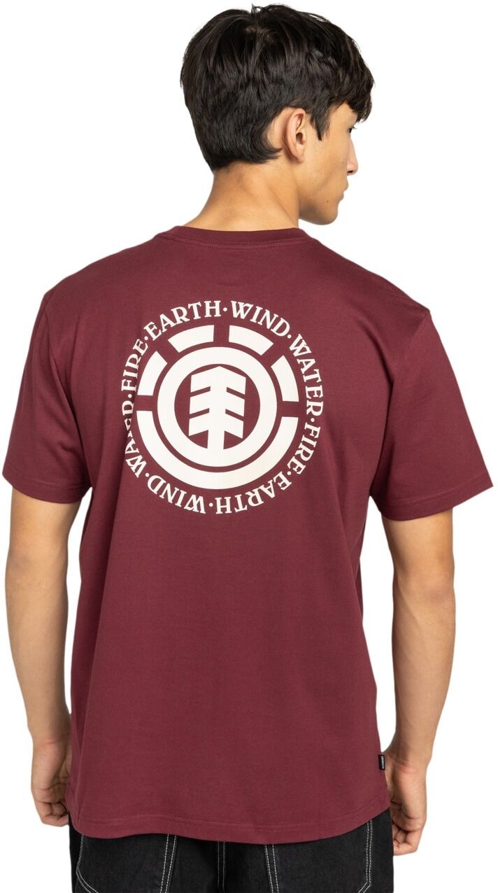 T-Shirt ELEMENT "Seal Bp", Herren, Gr. L, rot (zinfandel), Obermaterial: 100% Baumwolle., Shirts T-Shirt zinfandel L