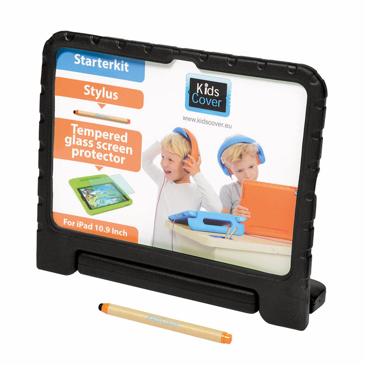 Parat PARAPROJECT® KIDSCOVER für iPad 10,9" (10./11. Gen), inkl. Stylus, schwarz 990624441
