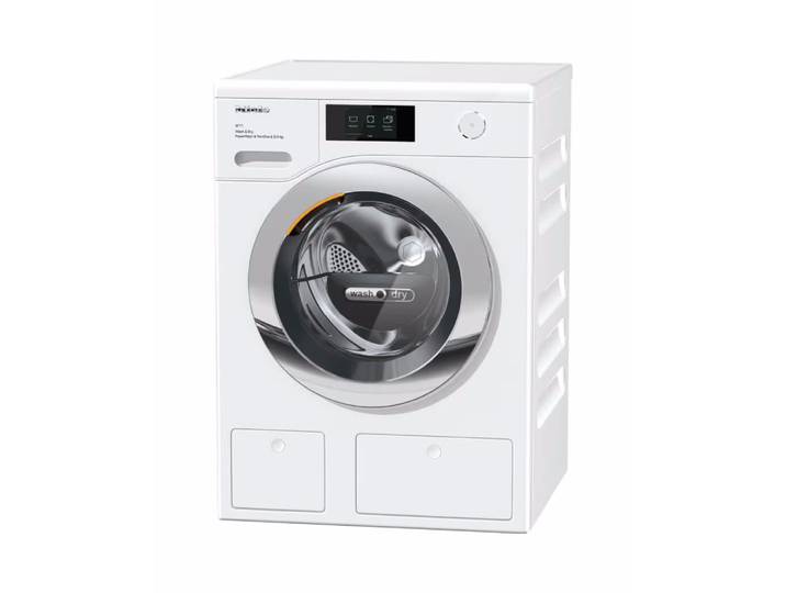 Miele WTR 800-60 CH Waschtrockner Kombigerät – 5 KG Trocknen, 8 KG Waschen, rechts/nicht wechselbar – lotosweiss