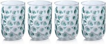 Zodax Abbeville Glass Tumblers, Set of 4
