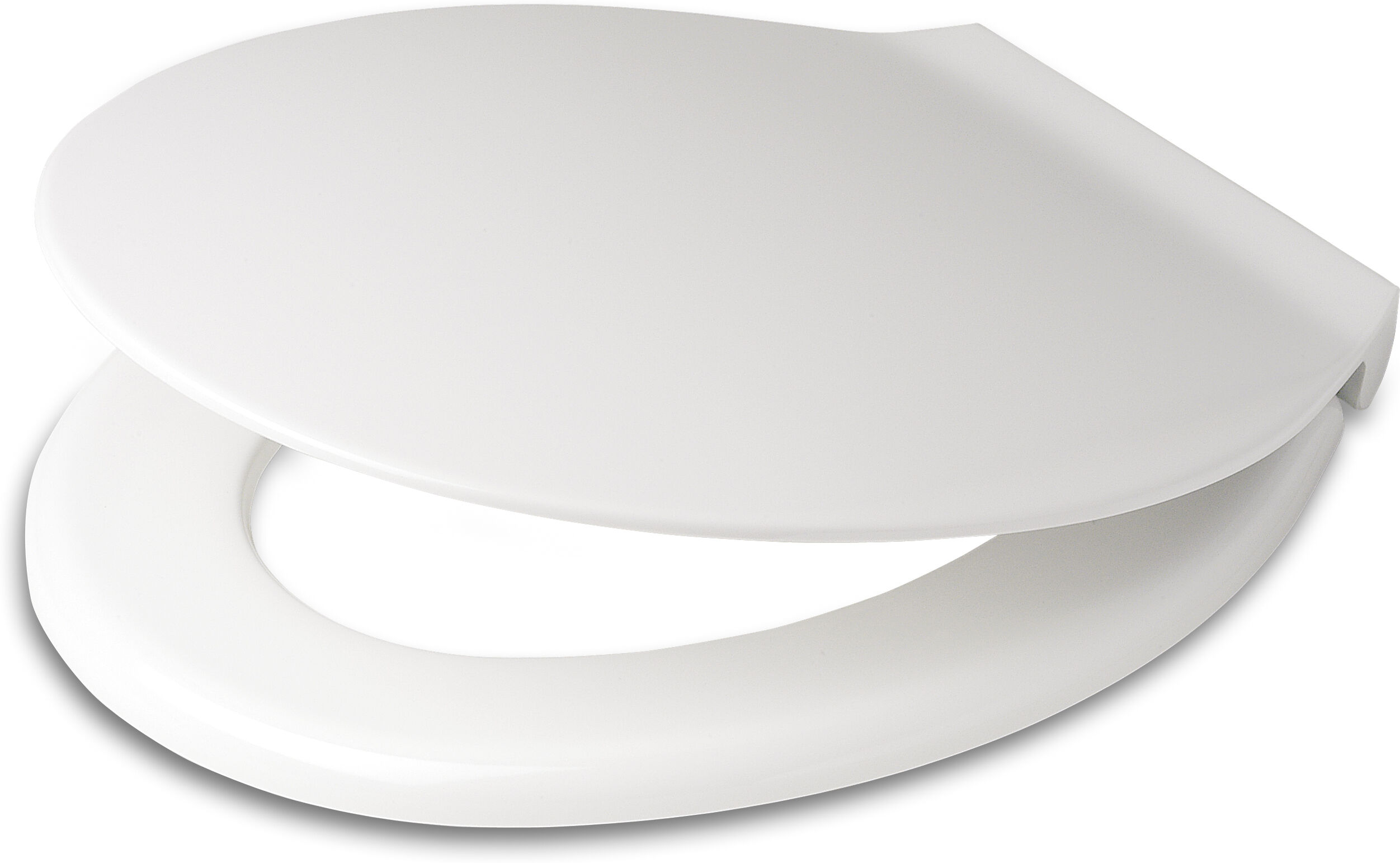 Pagette Pagette Exklusiv WC siège 790821601 noir, avec revêtement, fixation en acier inoxydable