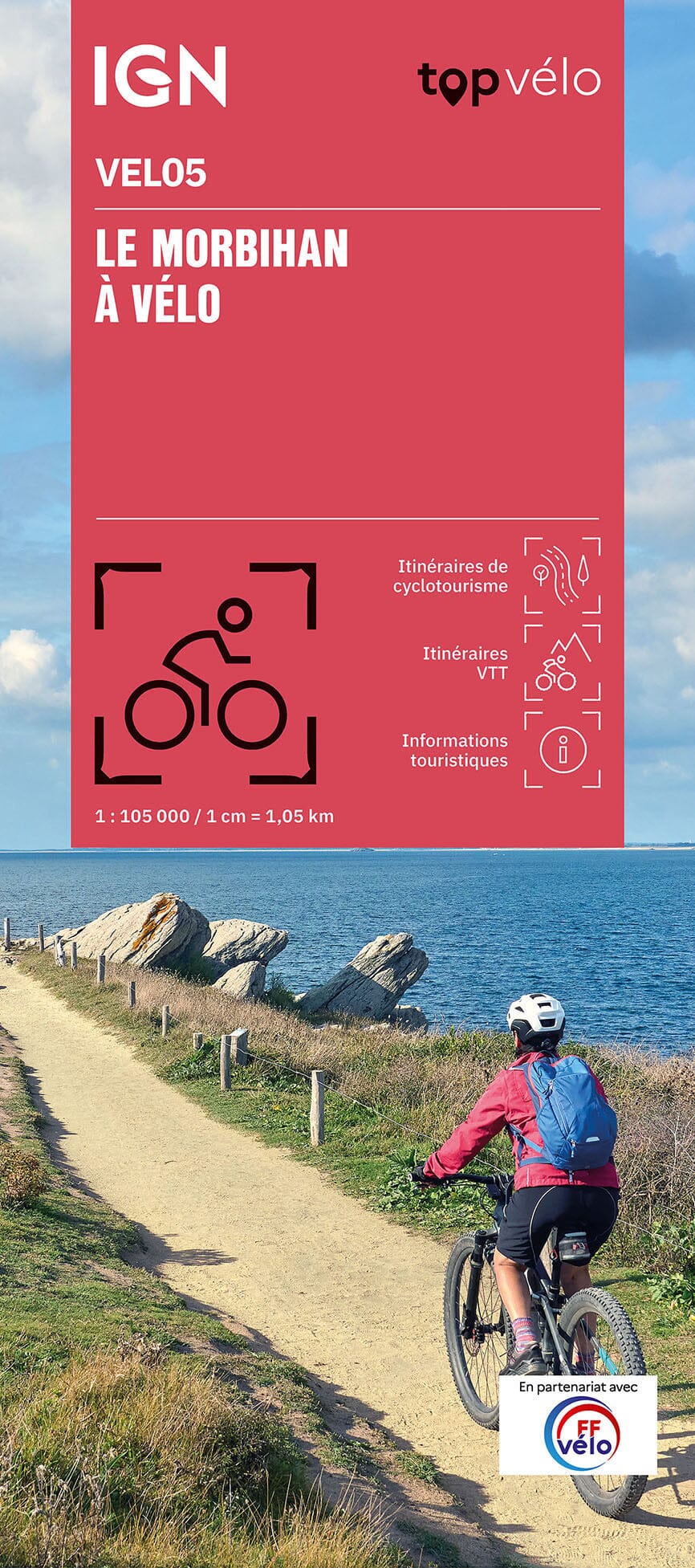 Carte cycliste - Le Morbihan à vélo   IGN