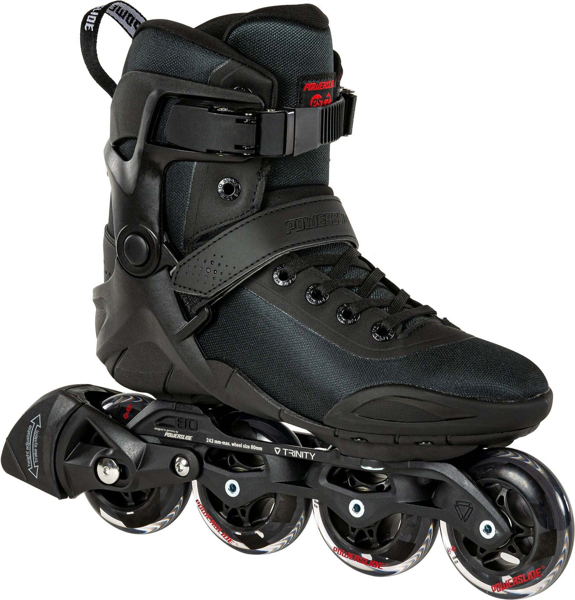 Powerslide Radon 80 Inline-skates Schwarz EU 44 Schwarz EU 44