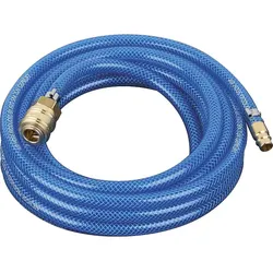 Druckluftschlauch mit Armaturen Länge: 10 Meter 9x14mm Betriebsdruck: 15 bar (blau)