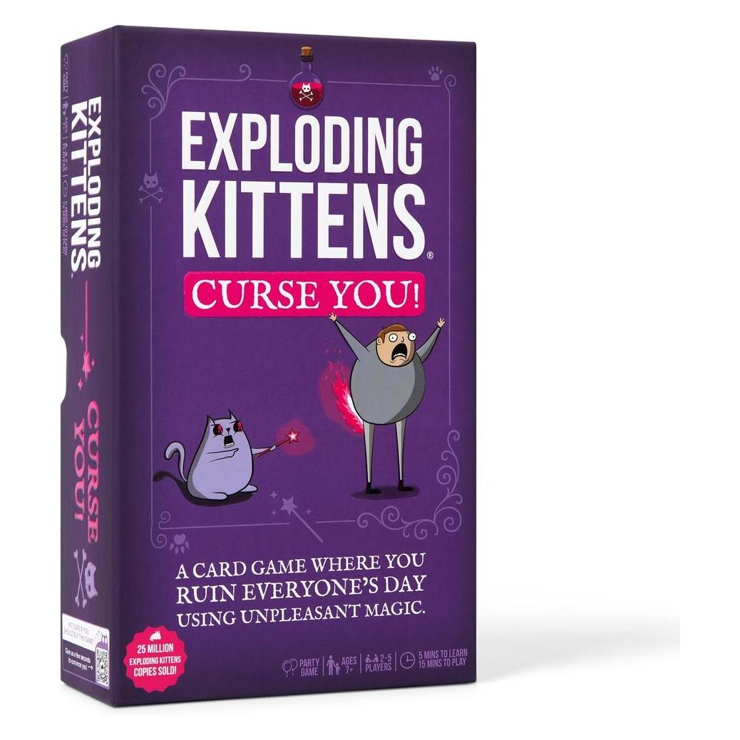 Exploding Kittens - Curse You! (ENG) (EKGMAGI4) (Englisch, 2 - 5 Spieler) (EKGMAGI4)