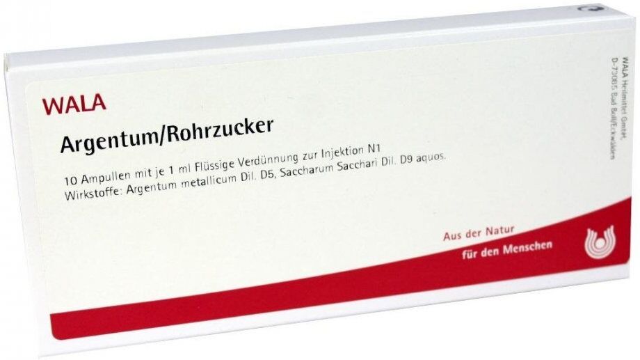 Wala Argentum/rohrzucker Ampullen
