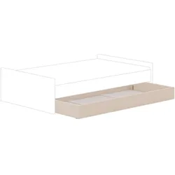 Paidi Ausziehbett Little Flo 90 x 190 cm Dekor Cashmere-Beige