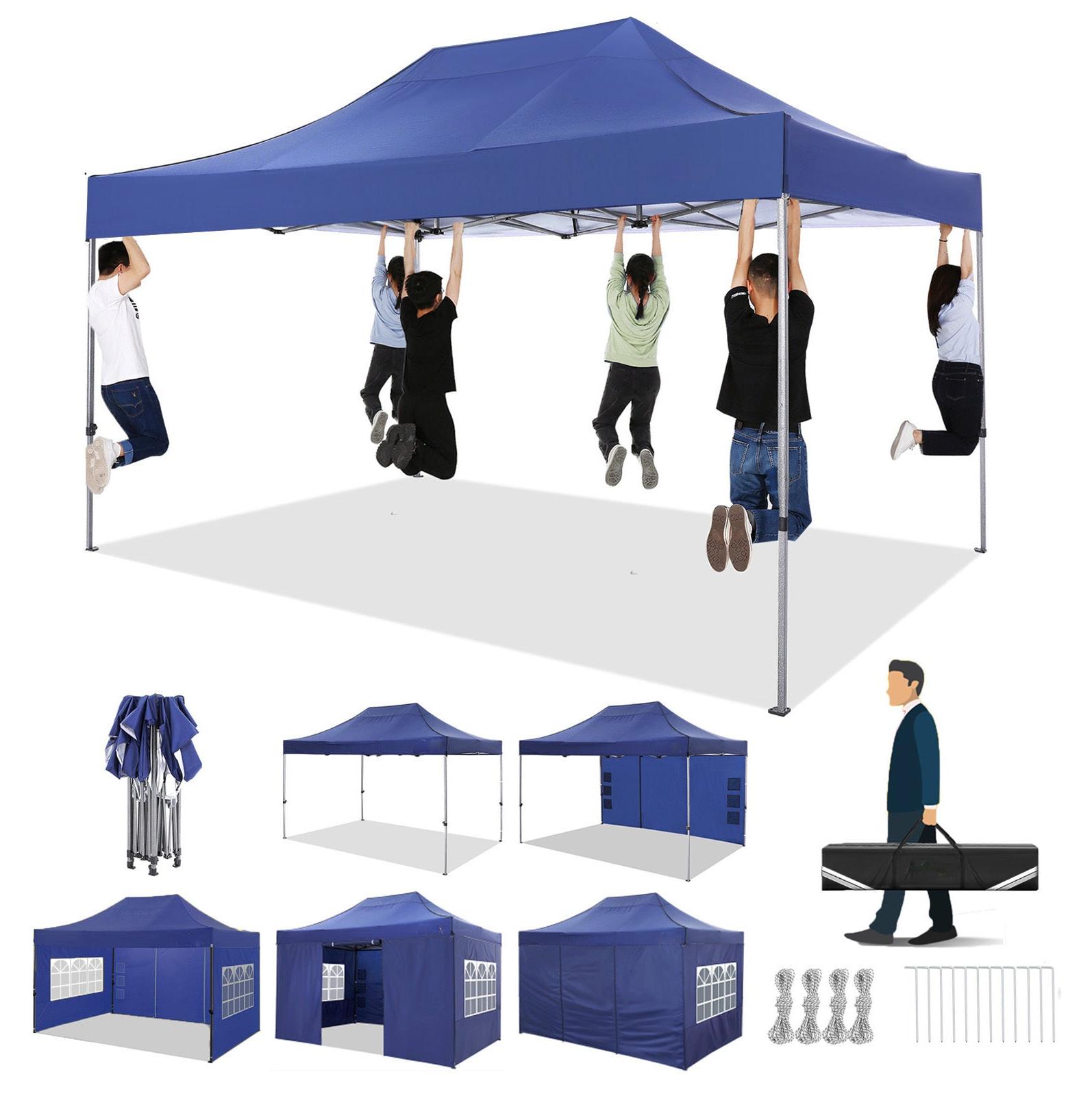 Partyzeltt - Outdoor-Zelt - Gartenüberdachung - Marktstandzelt - 3 x 4,5 Meter - Aluminiumgestell