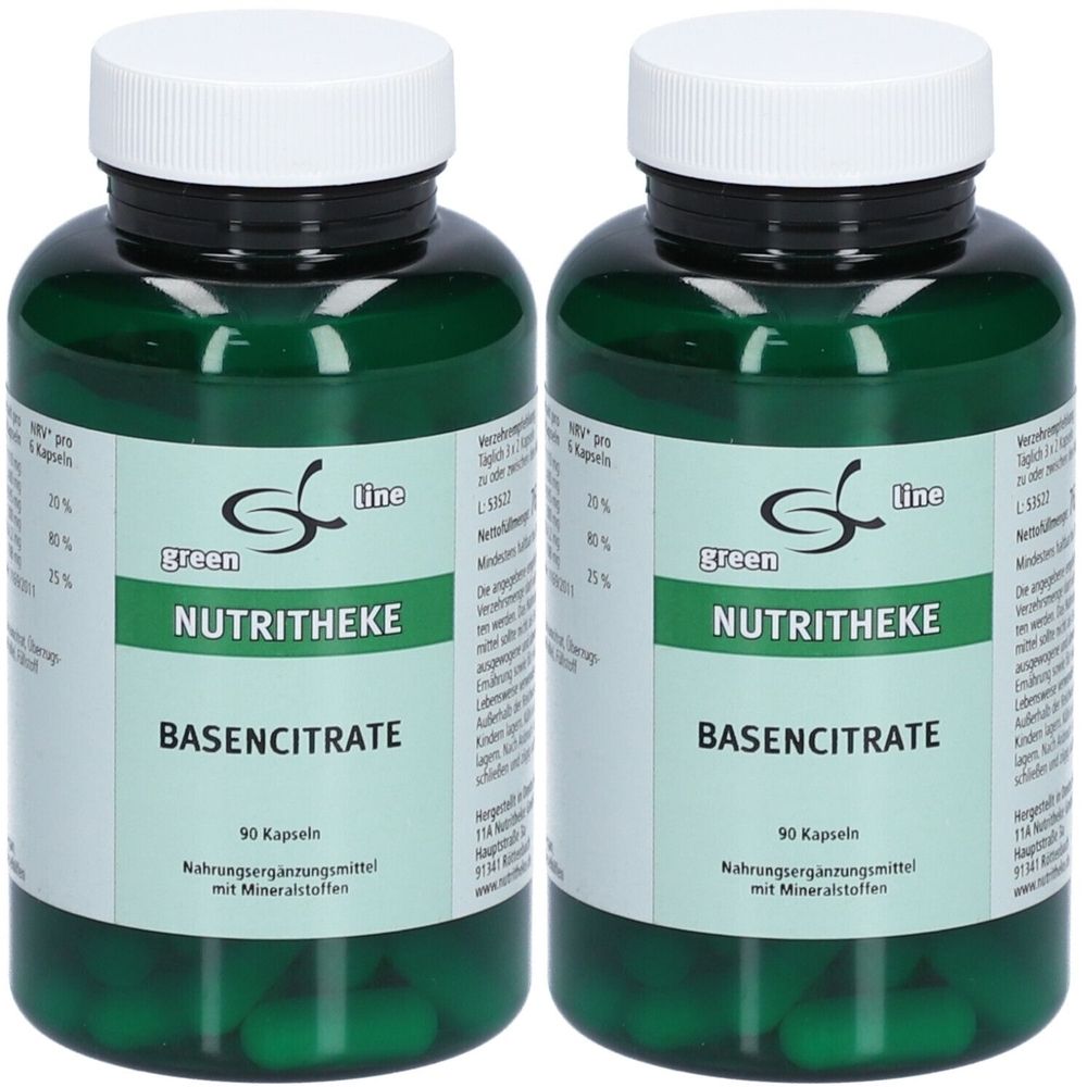 Basen Citrate Kapseln 2x 2x90 St