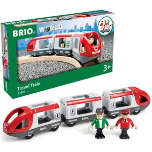 BRIO 33505 Roter Reisezug, aus Kunststoff, mit 2 Figuren