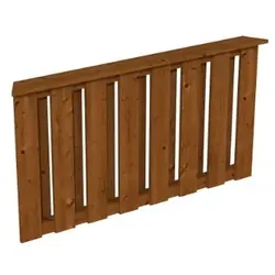 Skan Holz Brüstung Deckelschalung zu Pavillion Colmar-Größe 2 nussbaum