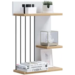 Wandboard Dolira Weiß/Eichefarben