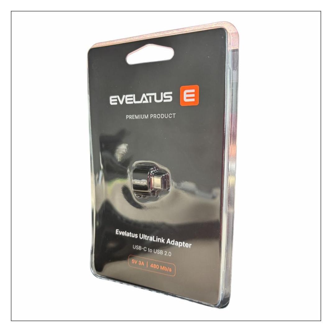 Evelatus Other Phone Accessory UltraLink OTG Adapter USB-C to USB 3.0 5V 3A (USB-C, USB-A) (EVELATUS)