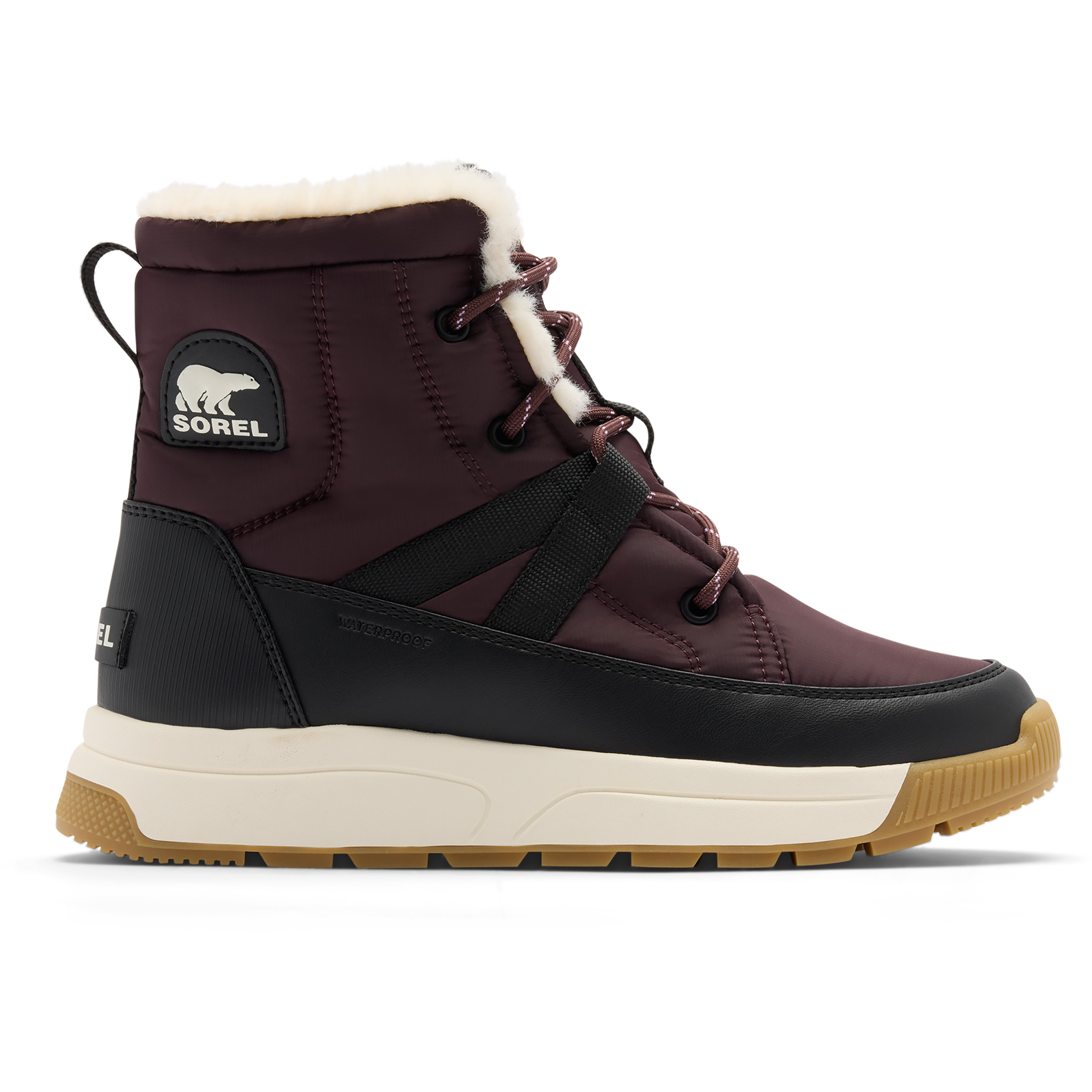Sorel Whitney III Mid WP Damen Winterschuhe & Winterstiefel red lodge-black Größe 42 Lifestyle Wasserdicht