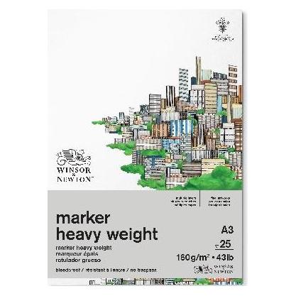 Winsor & Newton Bleedproof paper A3, 160g, 25 pages (6002013)