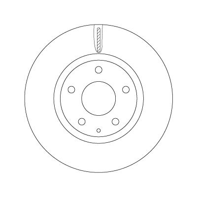 TRW Bremsscheibe df8052 297mm 28mm für MAZDA