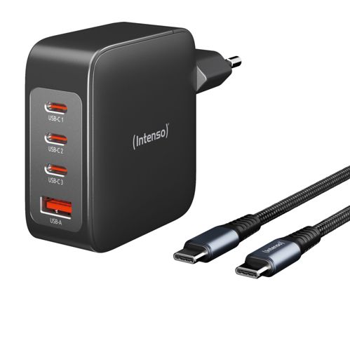 Intenso Power Adapter W140 SET 2x USB-C 1x USB-A inkl. Kabel