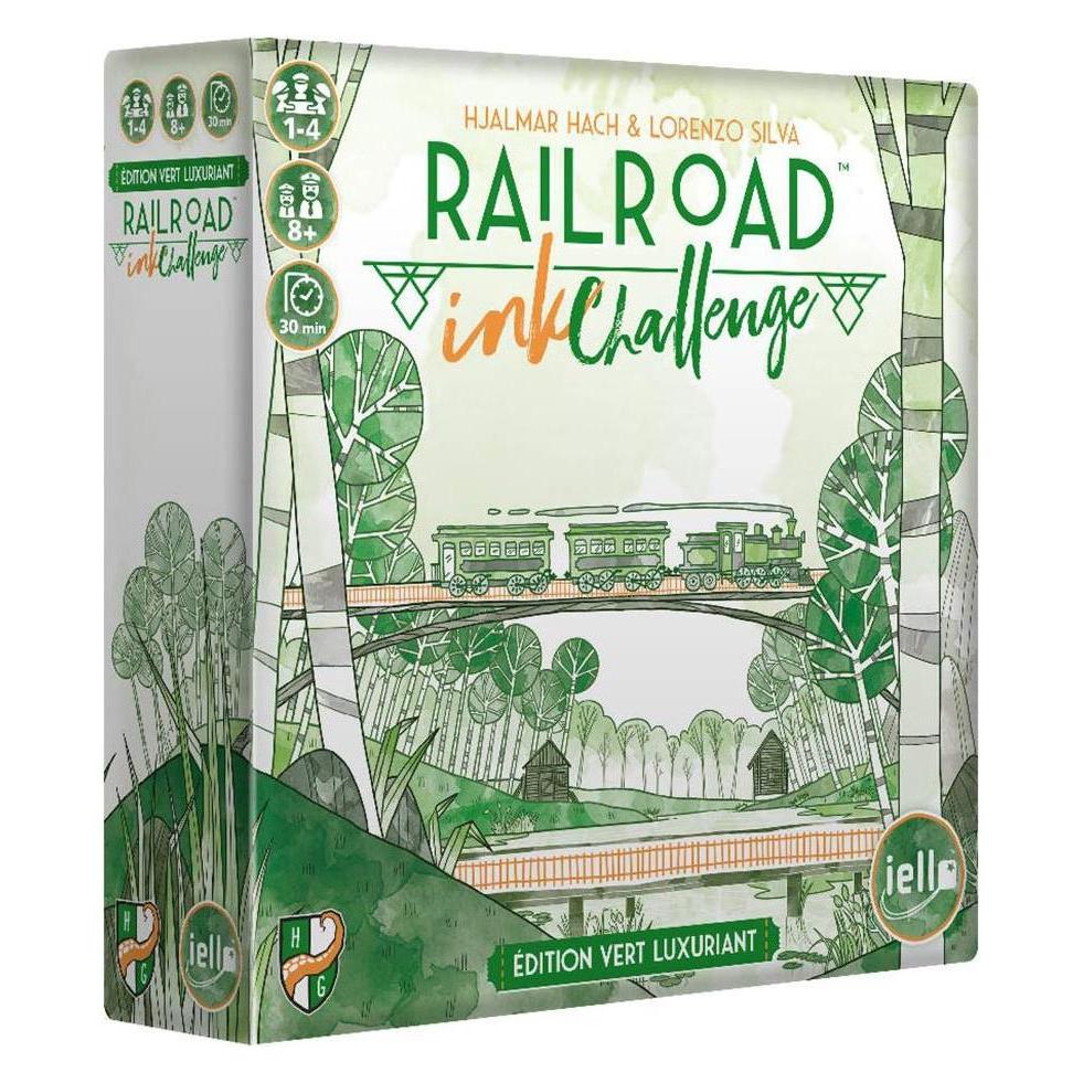 Iello Railroad Ink Challenge - Vert Luxuriant (Französisch, 1 - 4 Spieler) (33194304)