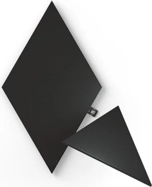 Nanoleaf Shapes Black Triangles Expansion Pack 3PK