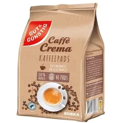 Gut & Günstig 40er-Pack Kaffeepads »Caffe Crema«