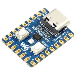 Waveshare RP2040-Zero, Dual-Core 133MHz, 2MB Flash, USB-C, GPIO Pins, MCU-Board, ohne Header