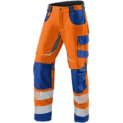 Kübler, Arbeitshose, Sommerhose REFLECTIQ PSA 2 warnorange/kbl.blau Form 2407 Grösse 29K (29)