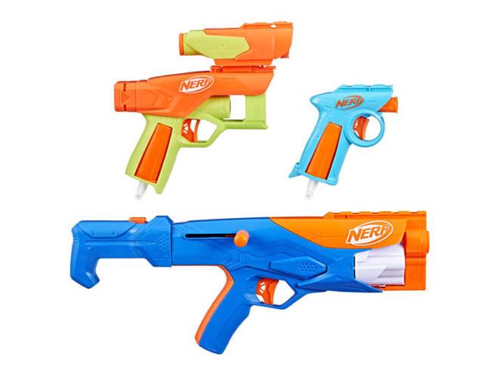 Nerf N Series Gear Up Pack, 3x Blasters, 18 Nerf N1 Darts Alleen voor de Nerf N Series Blasters