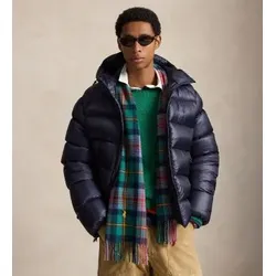 Polo Ralph Lauren für Herren. 710B23023005 Hawthorne Daunenjacke marineblau (L), Lässig, Rippenstopp